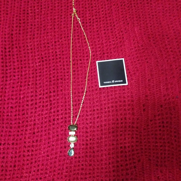 SOLD OUT!!! NOT AVAILABLE!!!! GEM STONES FASHION JEWELRY 18 KT GOLD PLATED - Picture 2 of 5